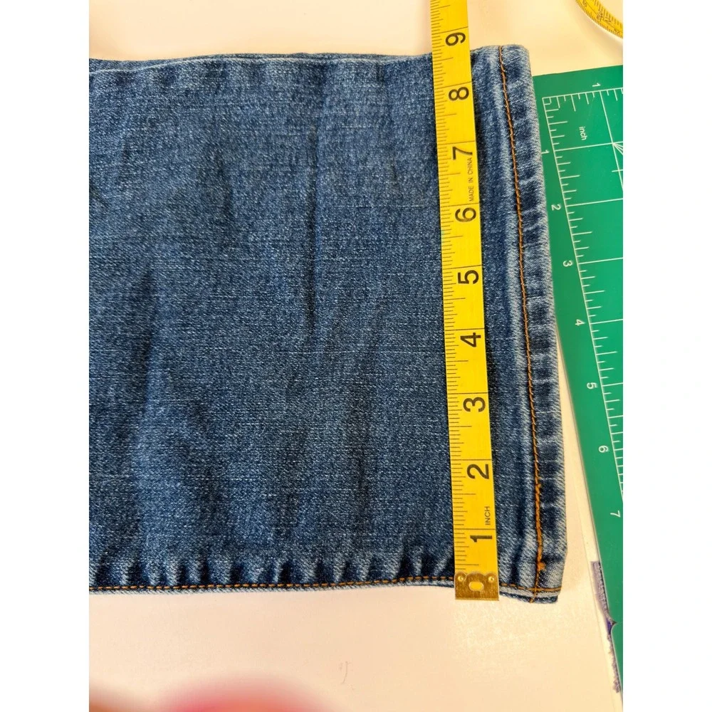 Levis Ribcage Straight Jeans Womens 32 Medium Wash Ultra‎ High Rise 79078-0016
